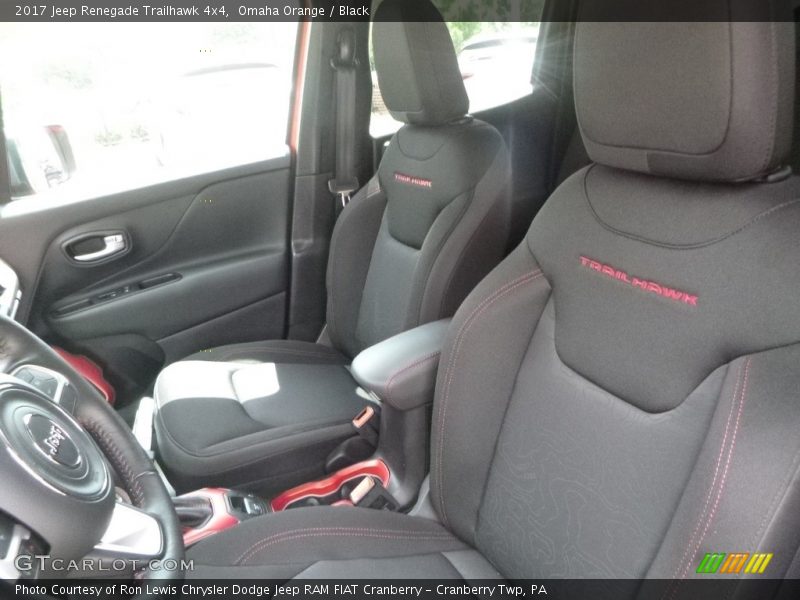 Omaha Orange / Black 2017 Jeep Renegade Trailhawk 4x4