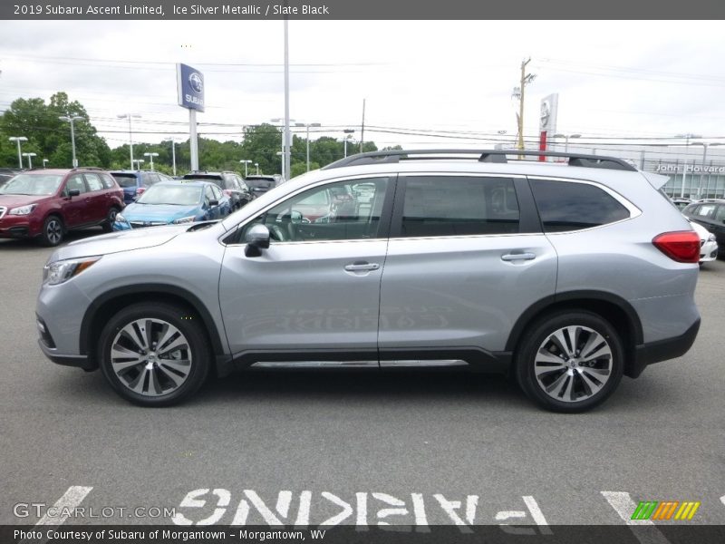 Ice Silver Metallic / Slate Black 2019 Subaru Ascent Limited