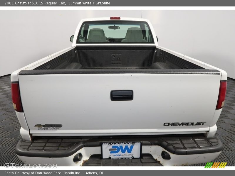 Summit White / Graphite 2001 Chevrolet S10 LS Regular Cab