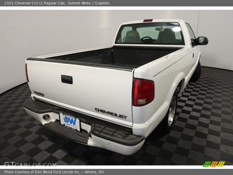 Summit White / Graphite 2001 Chevrolet S10 LS Regular Cab