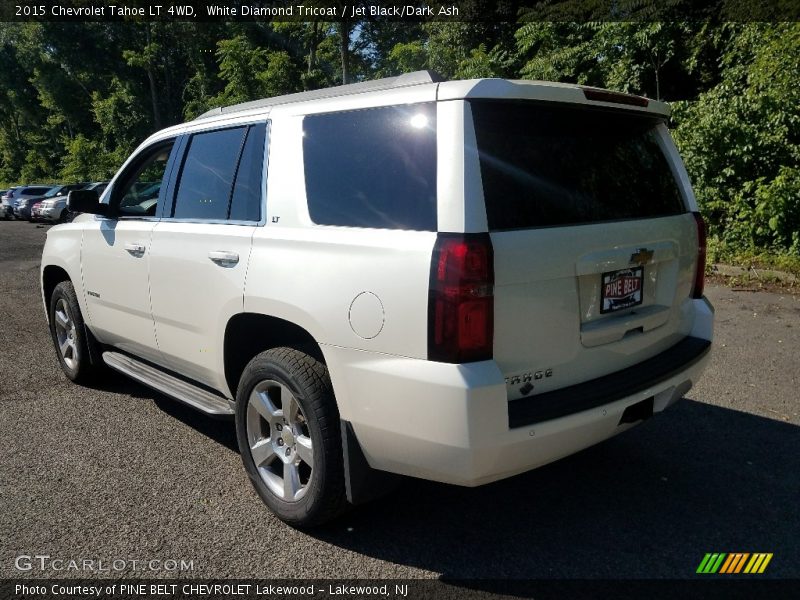 White Diamond Tricoat / Jet Black/Dark Ash 2015 Chevrolet Tahoe LT 4WD