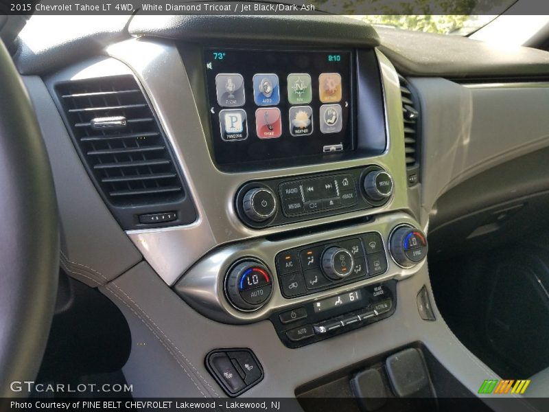 White Diamond Tricoat / Jet Black/Dark Ash 2015 Chevrolet Tahoe LT 4WD