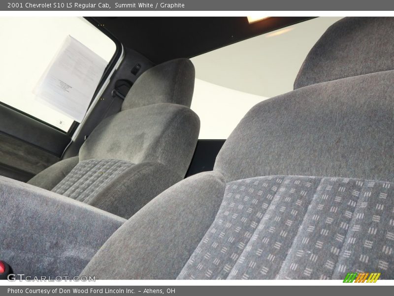 Summit White / Graphite 2001 Chevrolet S10 LS Regular Cab