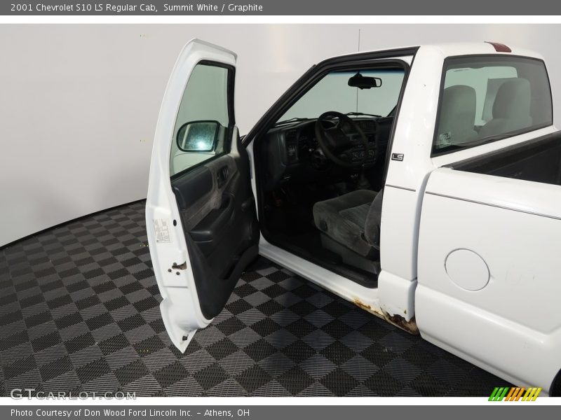 Summit White / Graphite 2001 Chevrolet S10 LS Regular Cab