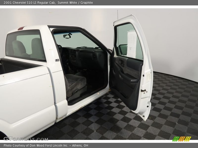 Summit White / Graphite 2001 Chevrolet S10 LS Regular Cab