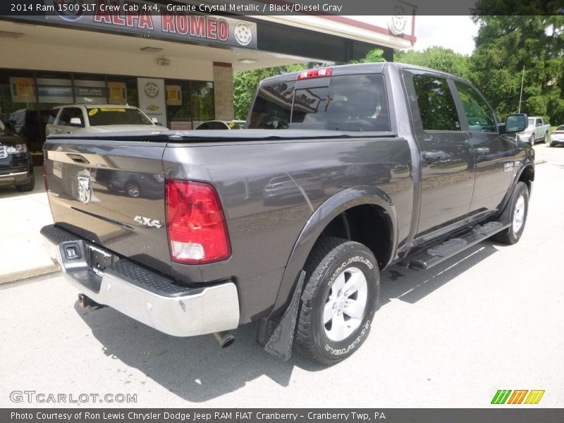 Granite Crystal Metallic / Black/Diesel Gray 2014 Ram 1500 SLT Crew Cab 4x4