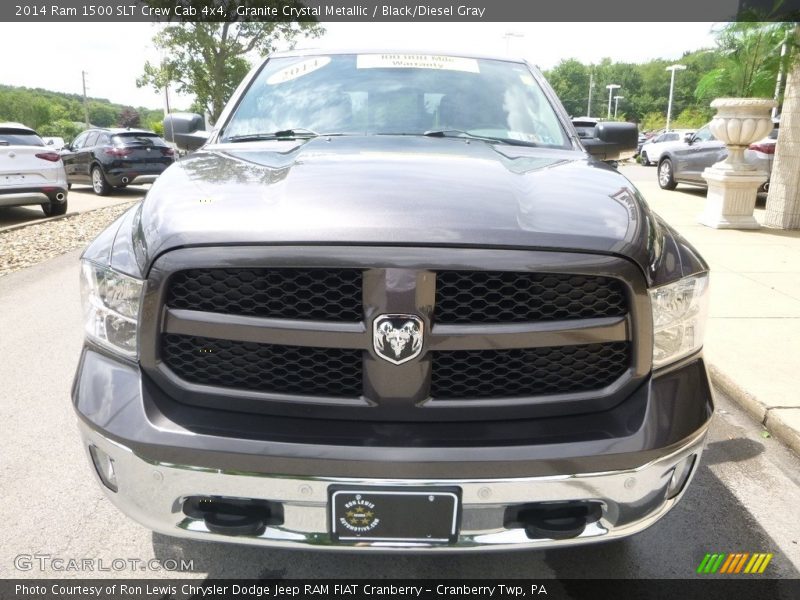 Granite Crystal Metallic / Black/Diesel Gray 2014 Ram 1500 SLT Crew Cab 4x4