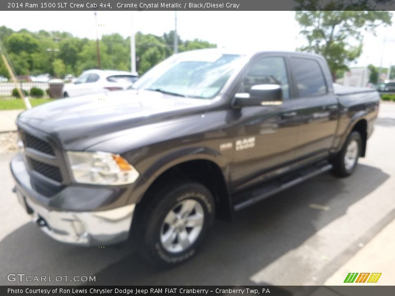 Granite Crystal Metallic / Black/Diesel Gray 2014 Ram 1500 SLT Crew Cab 4x4