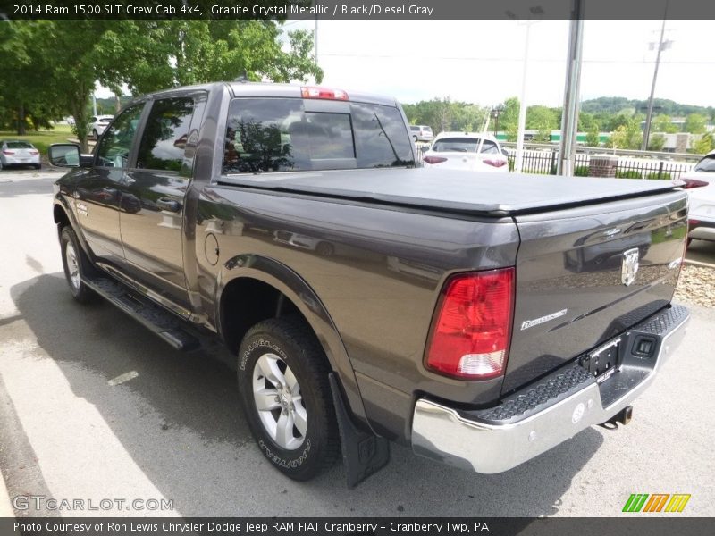 Granite Crystal Metallic / Black/Diesel Gray 2014 Ram 1500 SLT Crew Cab 4x4