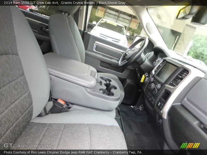 Granite Crystal Metallic / Black/Diesel Gray 2014 Ram 1500 SLT Crew Cab 4x4