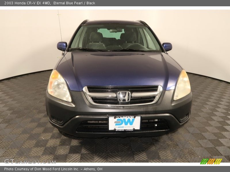 Eternal Blue Pearl / Black 2003 Honda CR-V EX 4WD