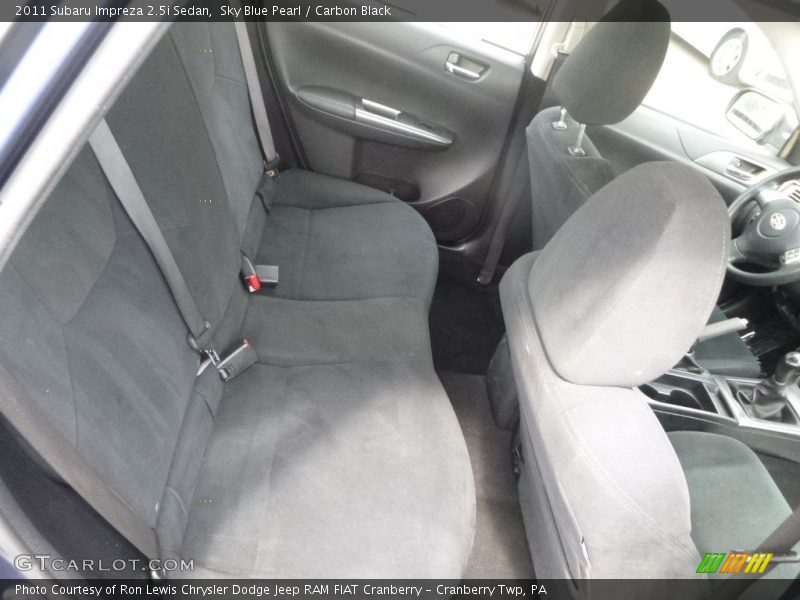 Sky Blue Pearl / Carbon Black 2011 Subaru Impreza 2.5i Sedan