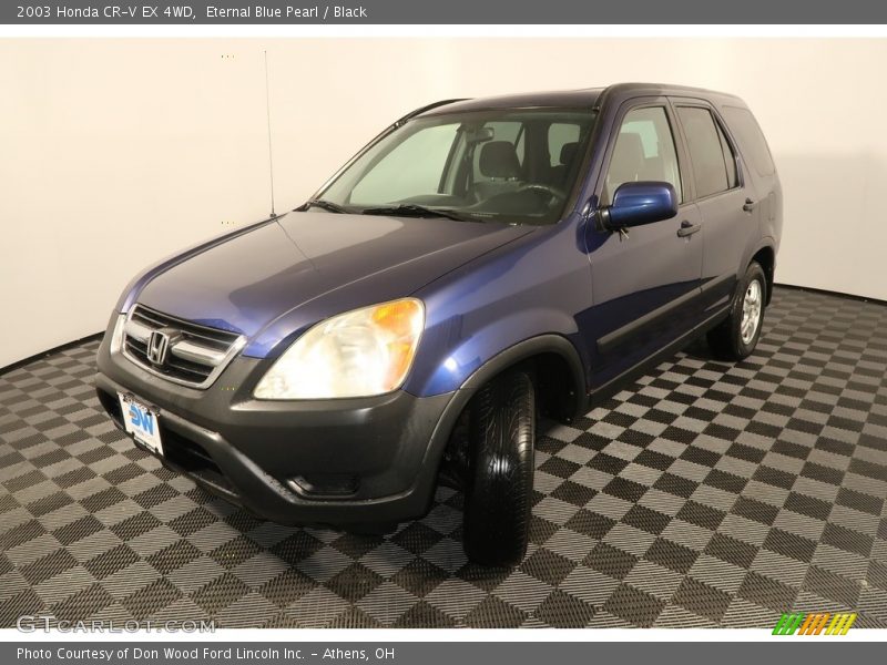 Eternal Blue Pearl / Black 2003 Honda CR-V EX 4WD