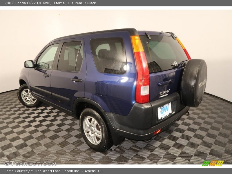 Eternal Blue Pearl / Black 2003 Honda CR-V EX 4WD