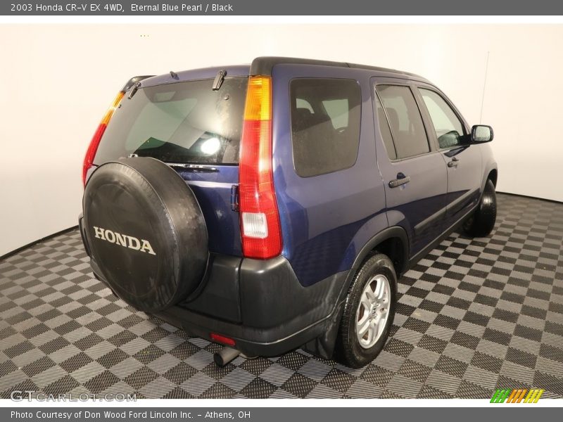 Eternal Blue Pearl / Black 2003 Honda CR-V EX 4WD