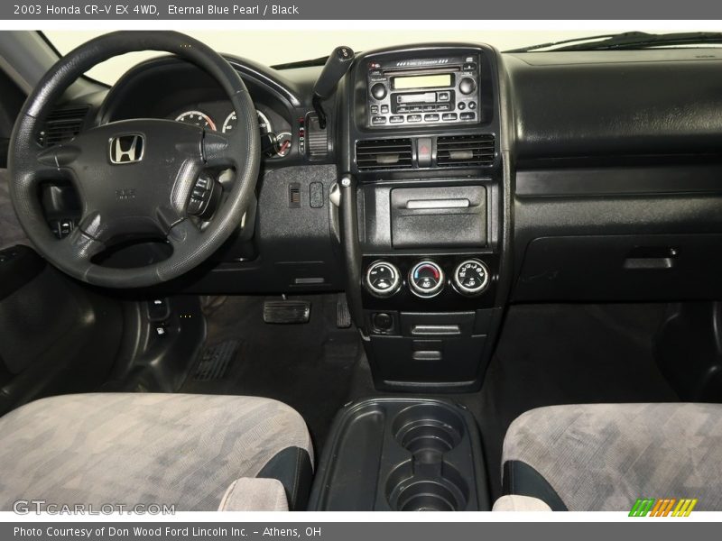 Eternal Blue Pearl / Black 2003 Honda CR-V EX 4WD