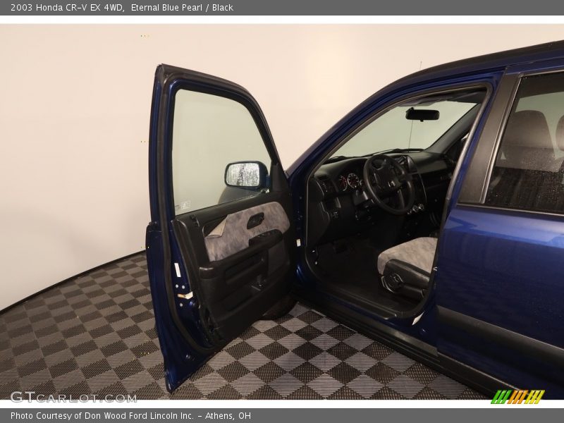 Eternal Blue Pearl / Black 2003 Honda CR-V EX 4WD
