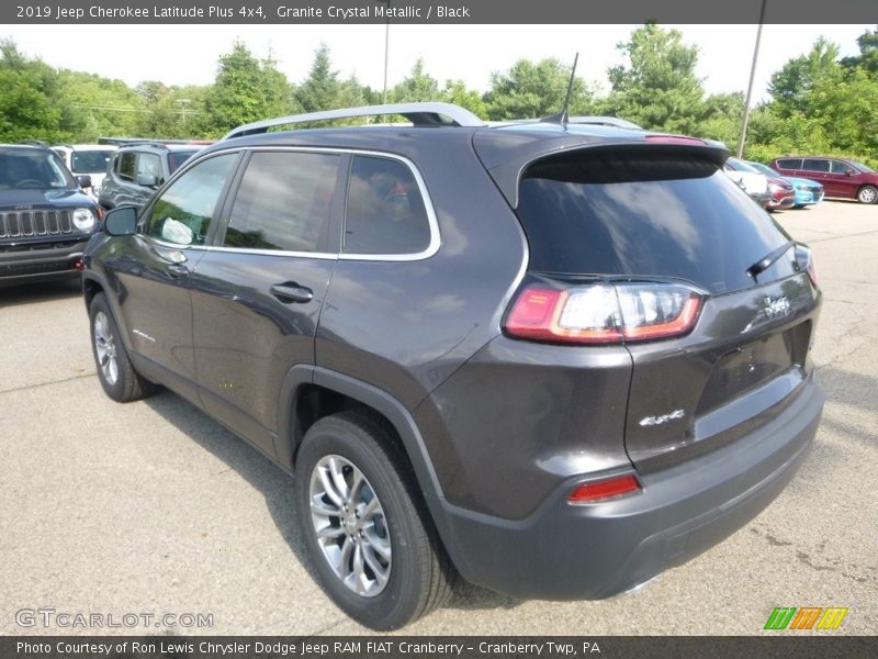 Granite Crystal Metallic / Black 2019 Jeep Cherokee Latitude Plus 4x4