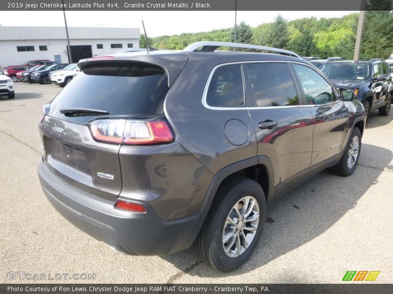 Granite Crystal Metallic / Black 2019 Jeep Cherokee Latitude Plus 4x4