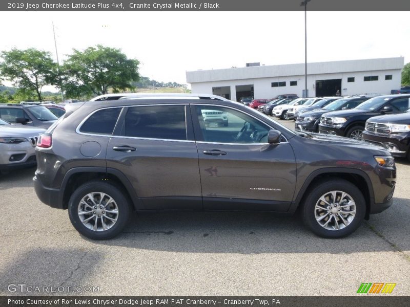 Granite Crystal Metallic / Black 2019 Jeep Cherokee Latitude Plus 4x4