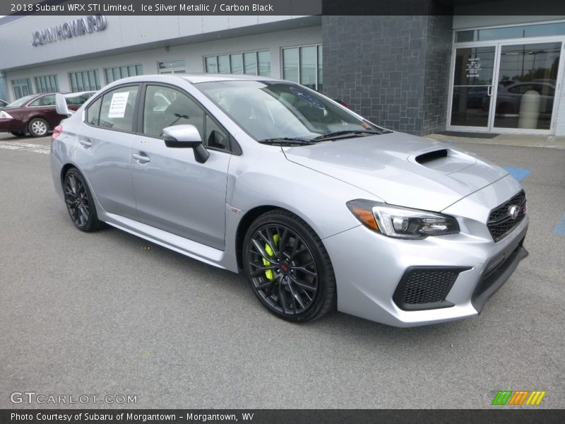 Ice Silver Metallic / Carbon Black 2018 Subaru WRX STI Limited
