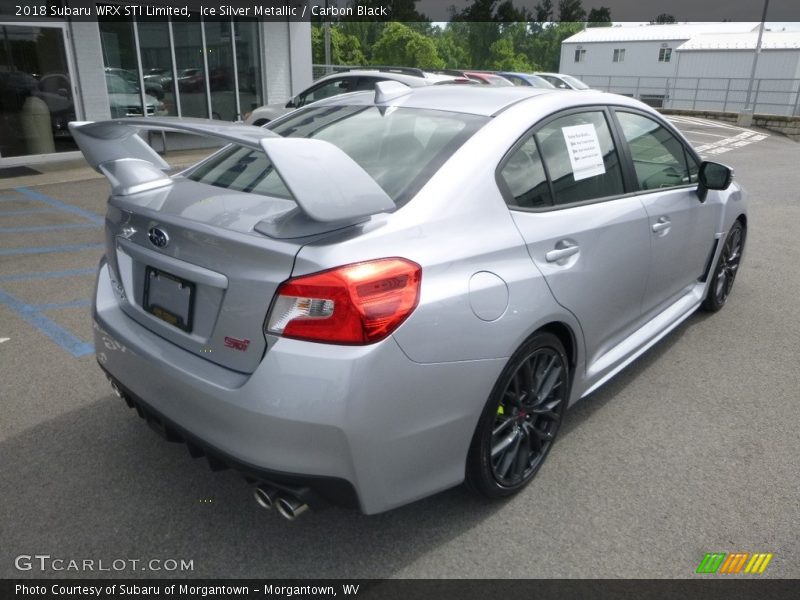 Ice Silver Metallic / Carbon Black 2018 Subaru WRX STI Limited
