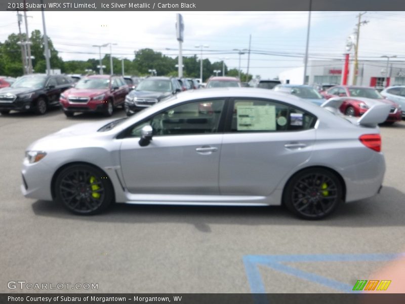 Ice Silver Metallic / Carbon Black 2018 Subaru WRX STI Limited