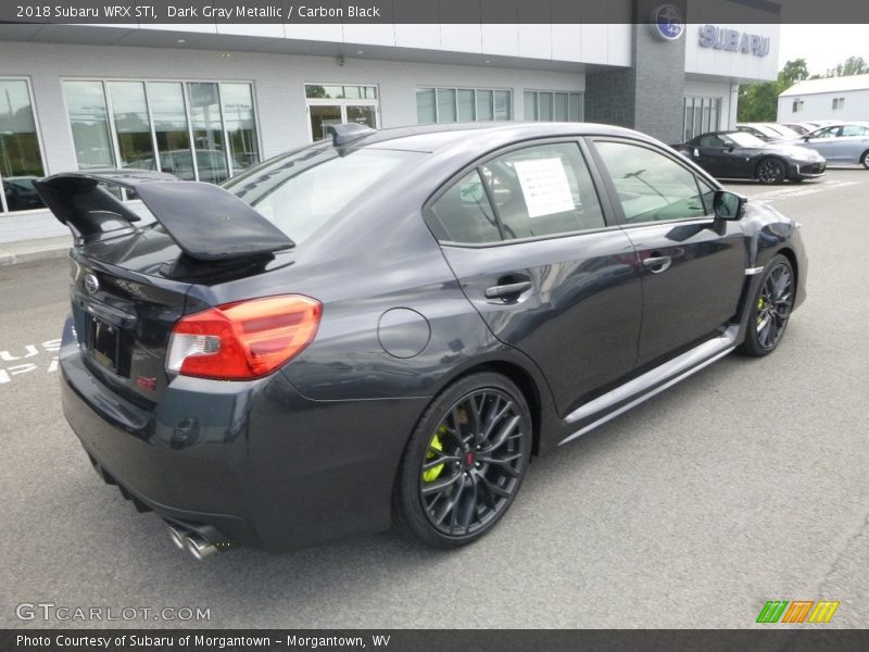 Dark Gray Metallic / Carbon Black 2018 Subaru WRX STI