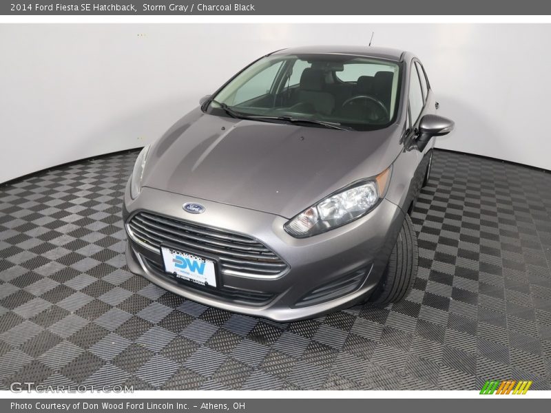Storm Gray / Charcoal Black 2014 Ford Fiesta SE Hatchback