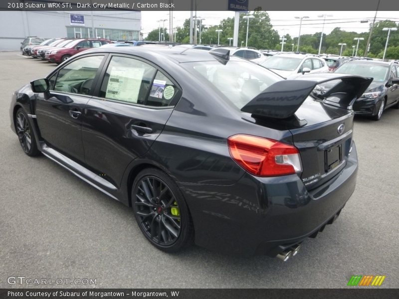 Dark Gray Metallic / Carbon Black 2018 Subaru WRX STI