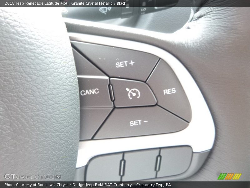 Granite Crystal Metallic / Black 2018 Jeep Renegade Latitude 4x4
