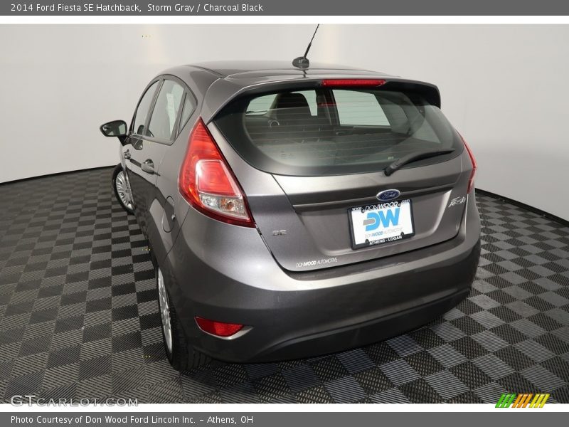 Storm Gray / Charcoal Black 2014 Ford Fiesta SE Hatchback