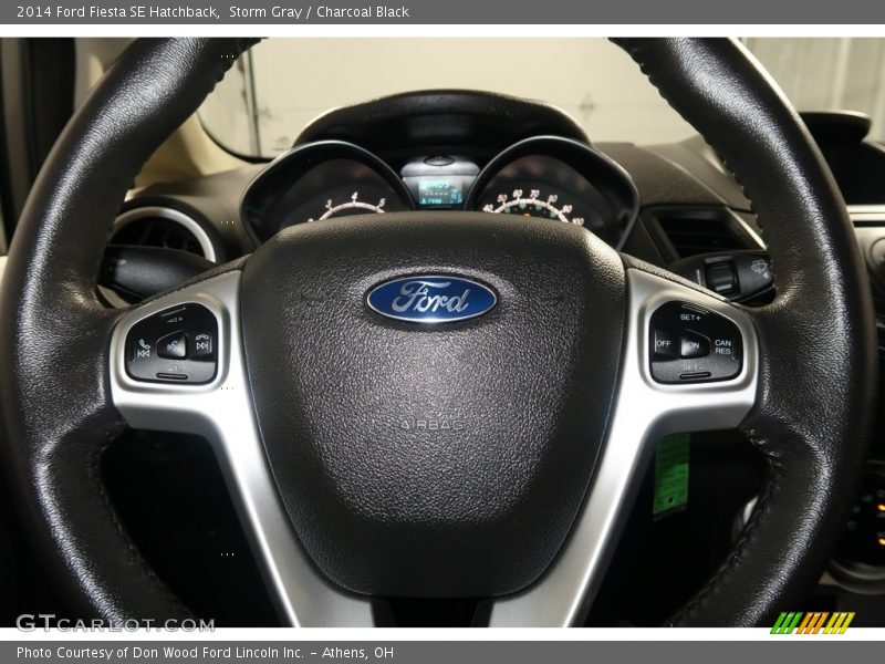 Storm Gray / Charcoal Black 2014 Ford Fiesta SE Hatchback