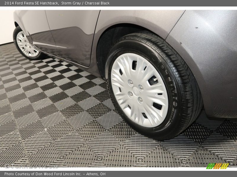 Storm Gray / Charcoal Black 2014 Ford Fiesta SE Hatchback