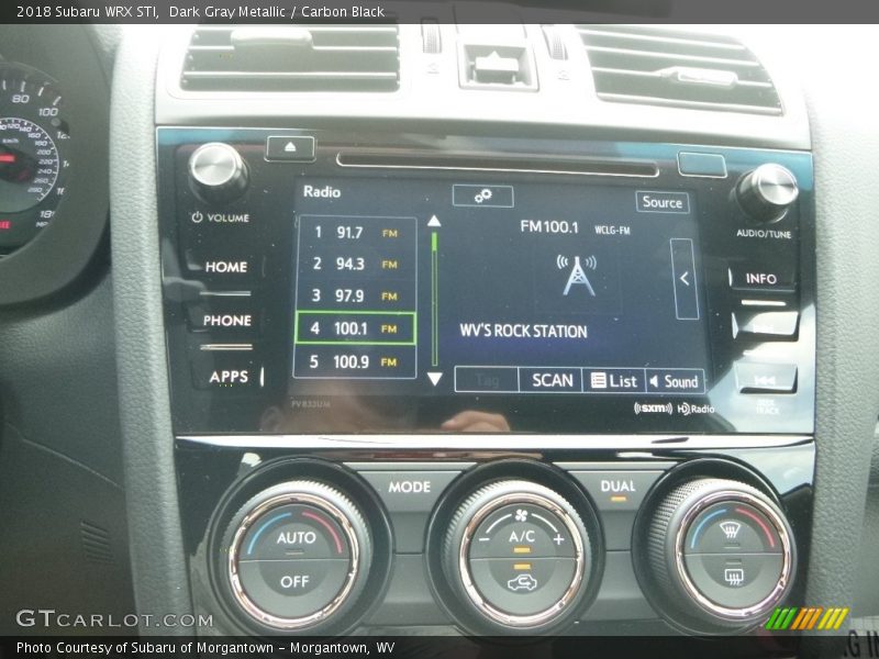 Controls of 2018 WRX STI