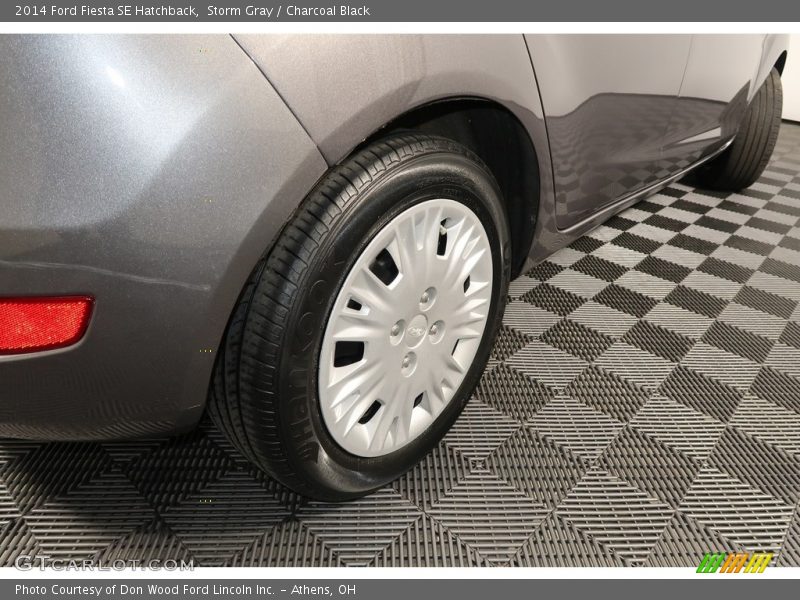 Storm Gray / Charcoal Black 2014 Ford Fiesta SE Hatchback