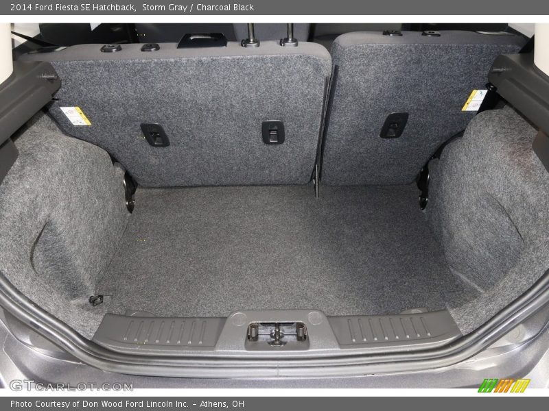 Storm Gray / Charcoal Black 2014 Ford Fiesta SE Hatchback