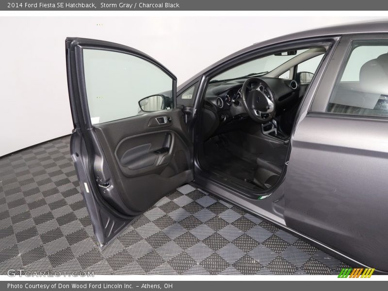 Storm Gray / Charcoal Black 2014 Ford Fiesta SE Hatchback