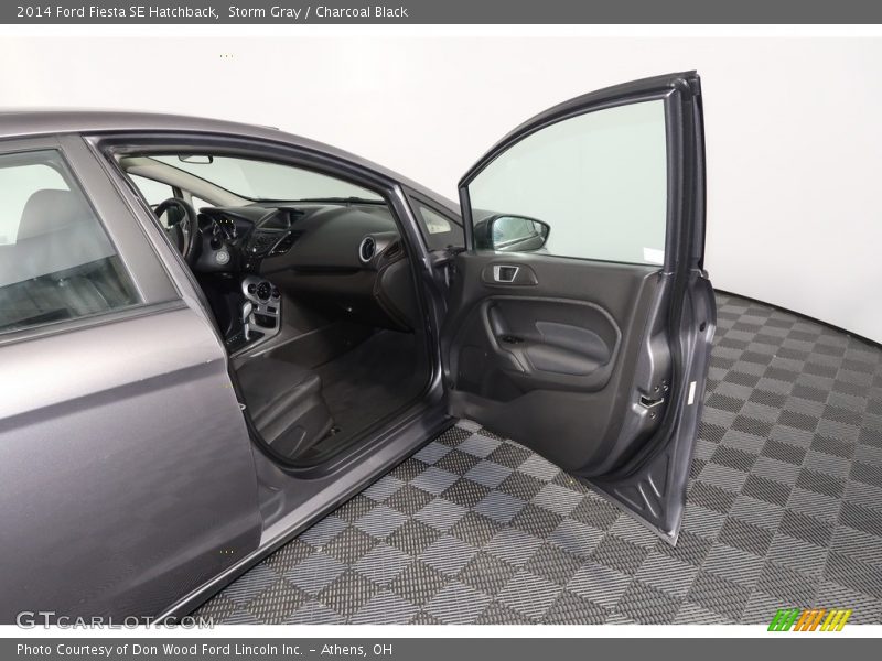 Storm Gray / Charcoal Black 2014 Ford Fiesta SE Hatchback
