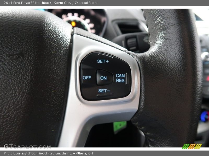 Storm Gray / Charcoal Black 2014 Ford Fiesta SE Hatchback
