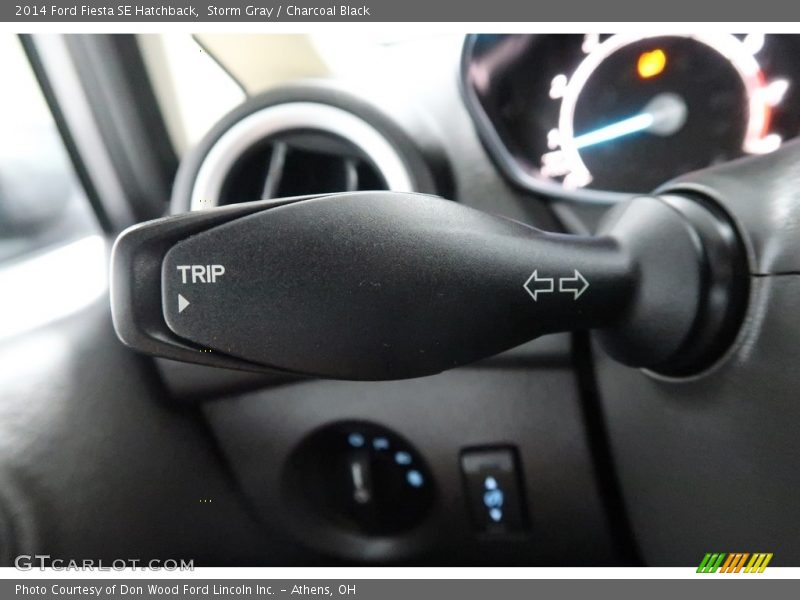 Storm Gray / Charcoal Black 2014 Ford Fiesta SE Hatchback