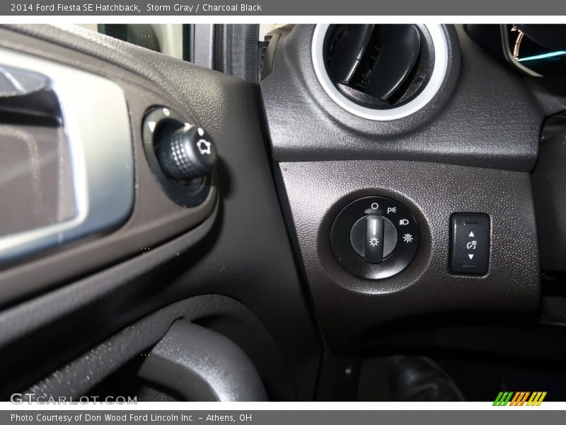 Storm Gray / Charcoal Black 2014 Ford Fiesta SE Hatchback
