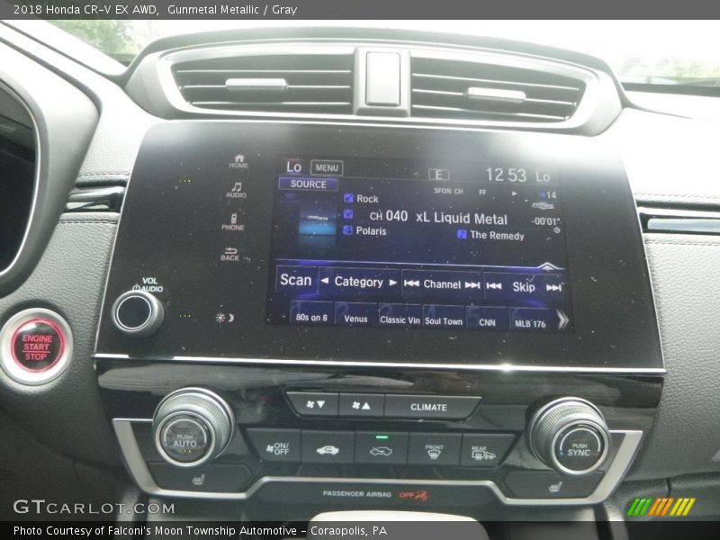 Gunmetal Metallic / Gray 2018 Honda CR-V EX AWD