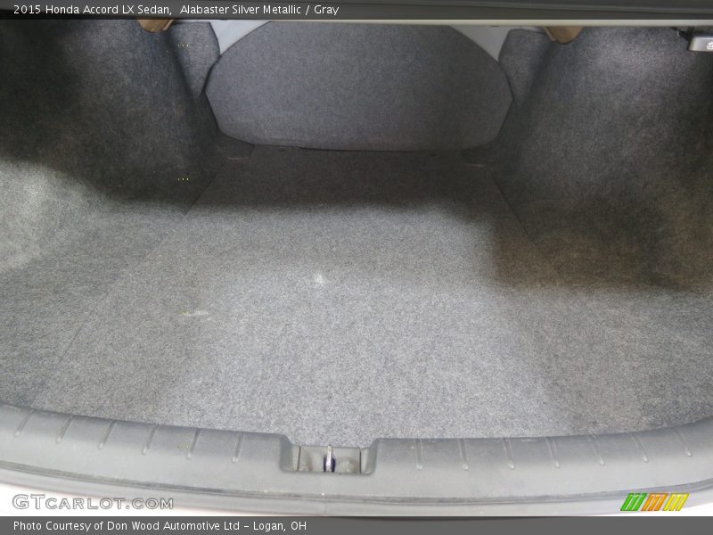 Alabaster Silver Metallic / Gray 2015 Honda Accord LX Sedan