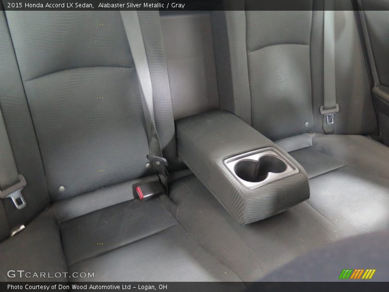 Alabaster Silver Metallic / Gray 2015 Honda Accord LX Sedan