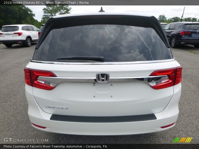 White Diamond Pearl / Mocha 2019 Honda Odyssey EX-L