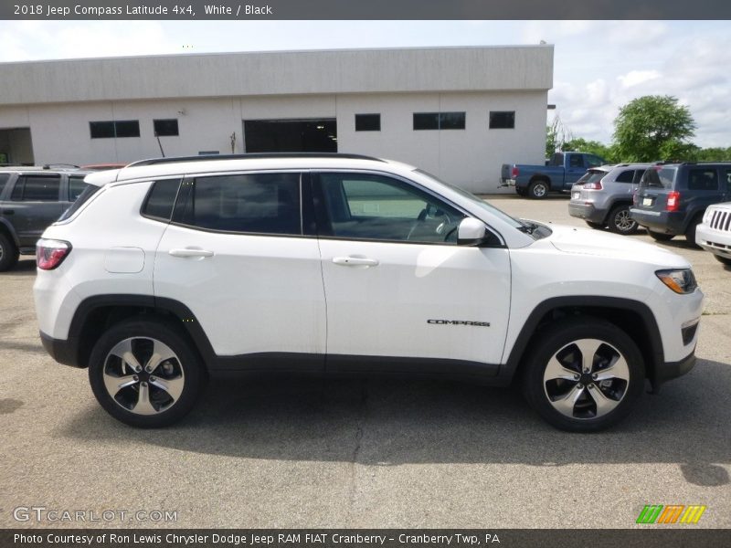 White / Black 2018 Jeep Compass Latitude 4x4
