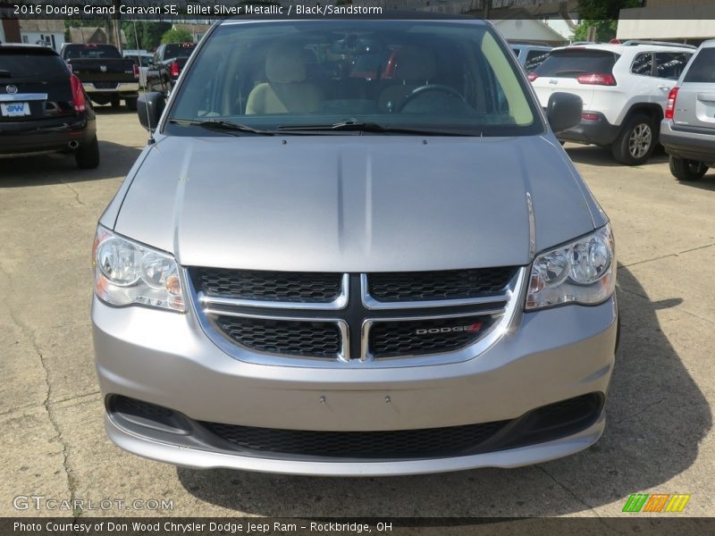 Billet Silver Metallic / Black/Sandstorm 2016 Dodge Grand Caravan SE