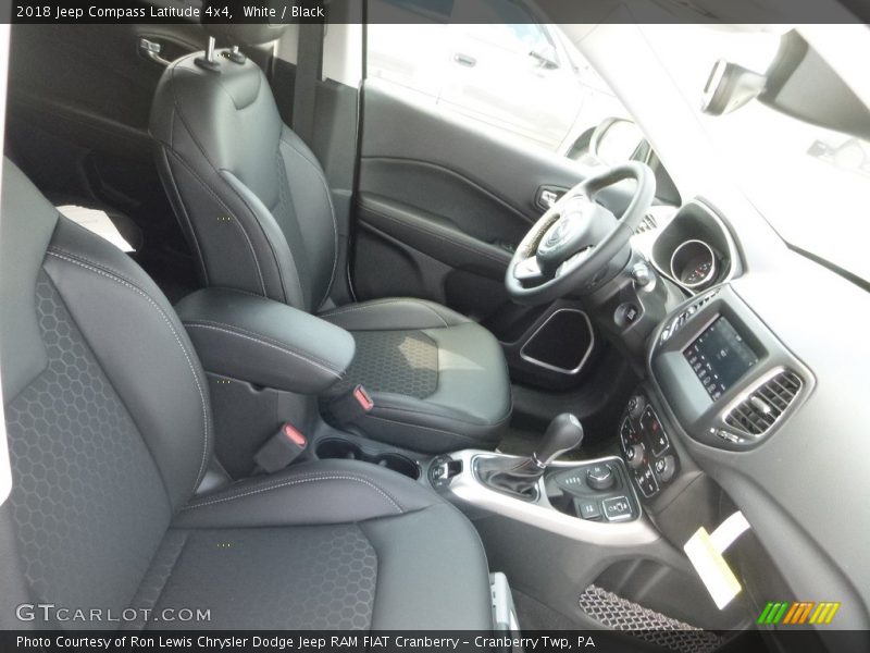 White / Black 2018 Jeep Compass Latitude 4x4
