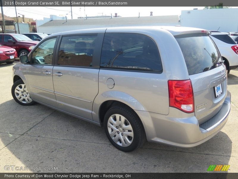 Billet Silver Metallic / Black/Sandstorm 2016 Dodge Grand Caravan SE